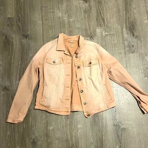 Merona Pink Denim Jacket XL
